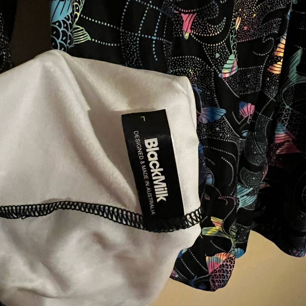 Blackmilk Koi Rainbow Evil Mini Skater Dress Large - Picture 4 of 5